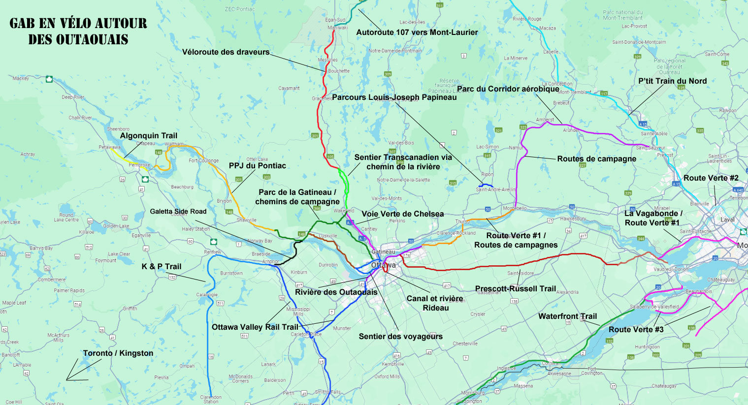 Outaouais à vélo